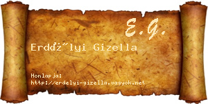 Erdélyi Gizella névjegykártya